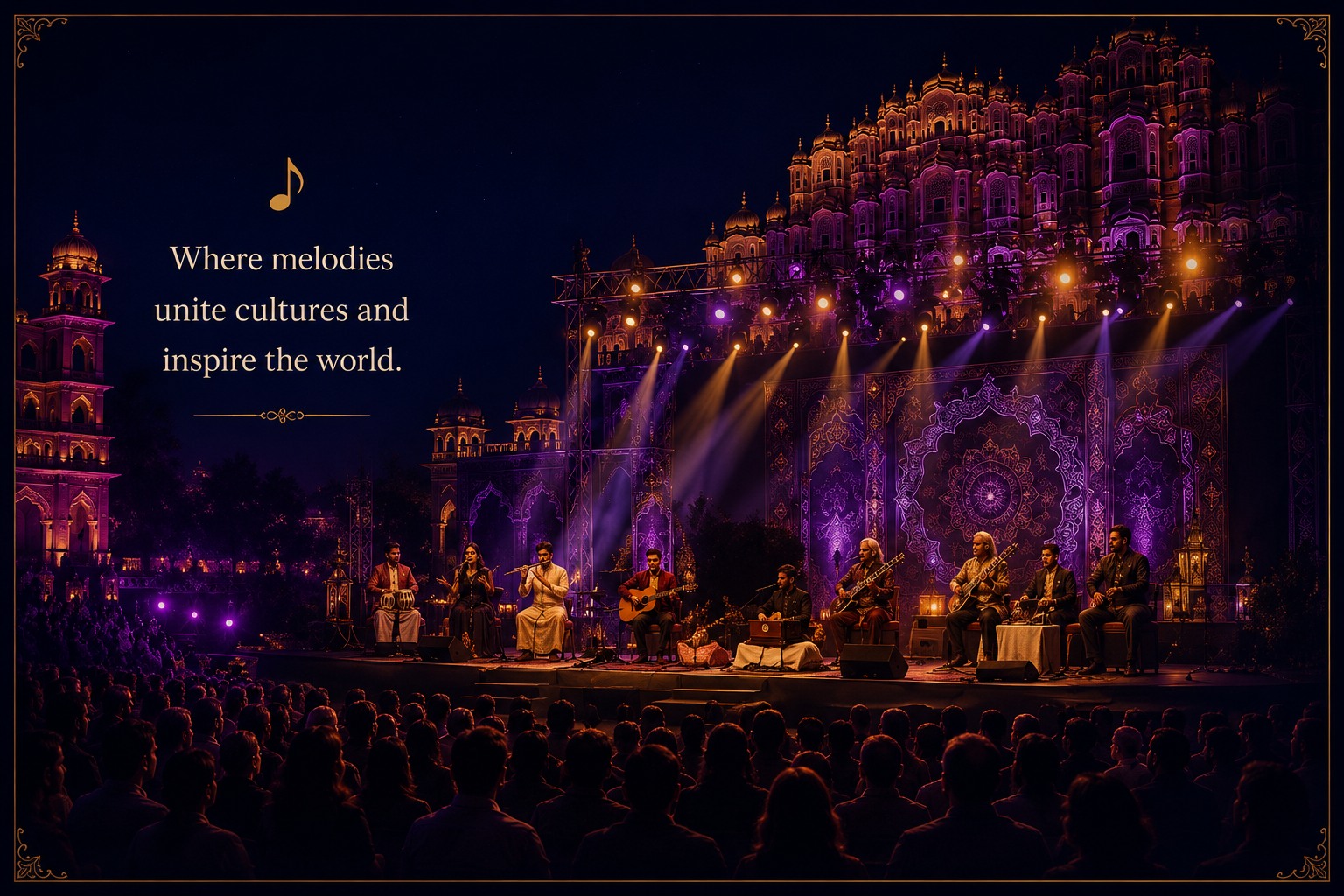 Festival performance in Jaipur